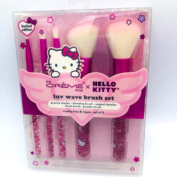 The Crème Shop x Hello Kitty Makeup Brush Set & Sponges - Picture 3 of 7